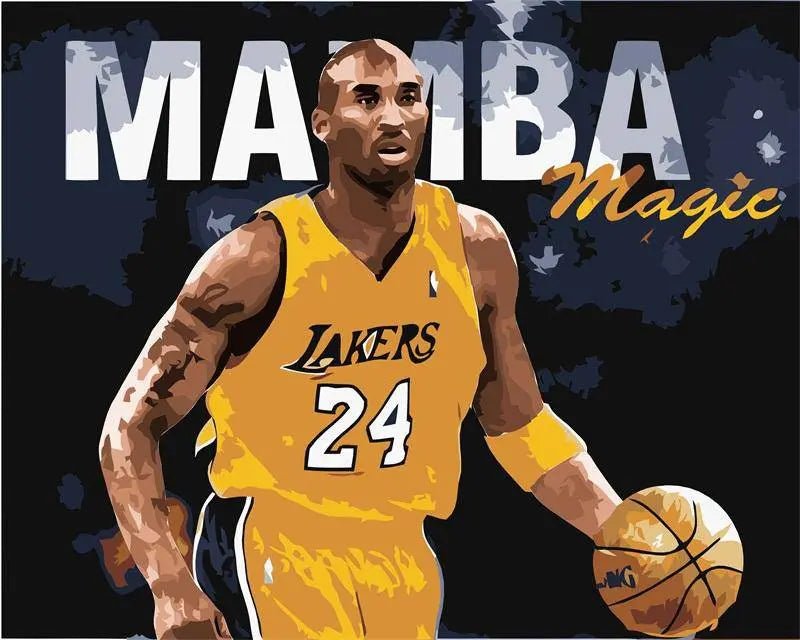 The Magic Kobe – Præmie Mal Efter Tal Kit - Denmark