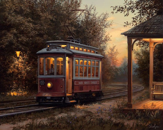 Tram Station – Præmie Mal Efter Tal Kit - Denmark