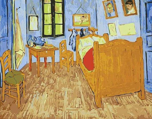Van Gogh Hus – Præmie Mal Efter Tal Kit - Denmark