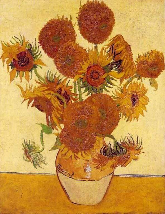 Van Gogh Orange Solsikker – Præmie Mal Efter Tal Kit - Denmark