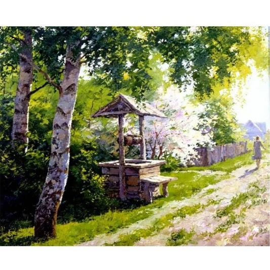 Well On a Sunny Path – Præmie Mal Efter Tal Kit - Denmark