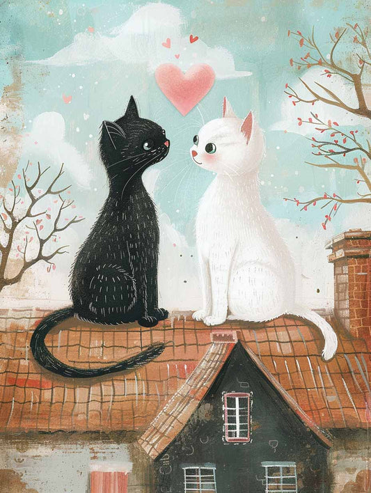Whiskers In Love – Præmie Mal Efter Tal Kit - Denmark