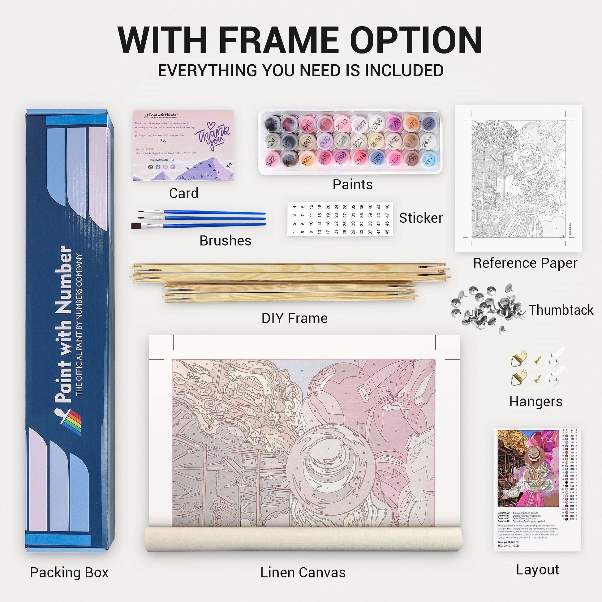 Window Light Wonders – Præmie Mal Efter Tal Kit - Denmark