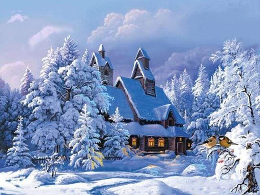 Winter View – Præmie Mal Efter Tal Kit - Denmark