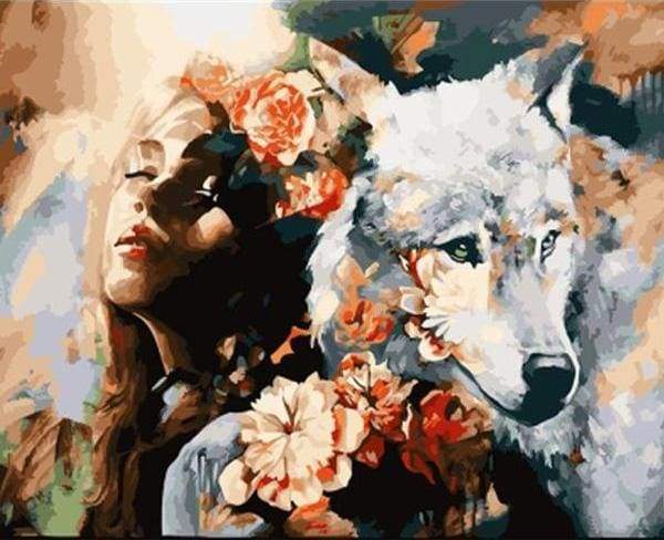 Wolf Sensuality – Præmie Mal Efter Tal Kit - Denmark